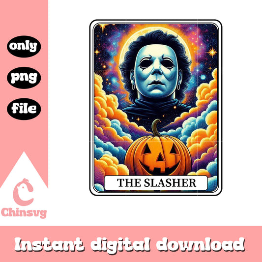 The slasher michael myers halloween png, the devil tarot png