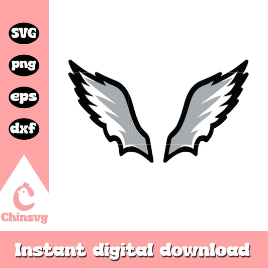 The wing philadelphia eagles symbol svg, nfl score svg