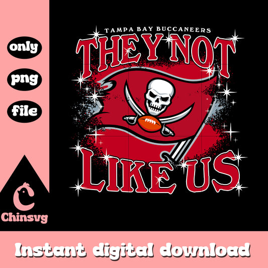 They not like us Buccaneers logo png, Tampa Bay Buccaneers png