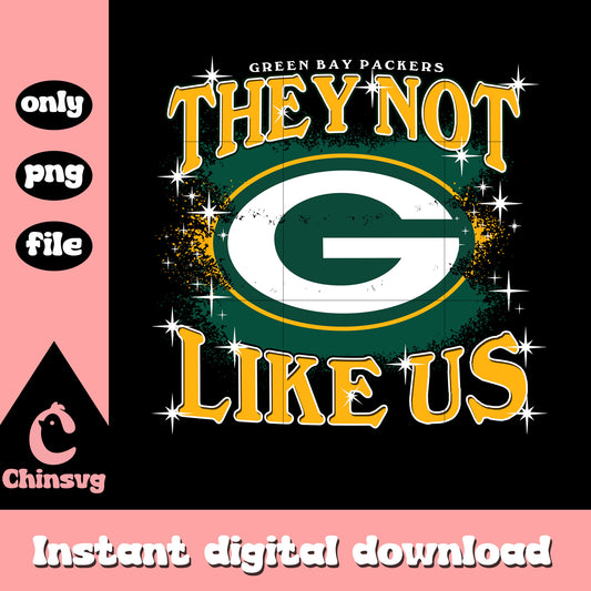 They not like us Packers logo png, Green Bay Packers logo png