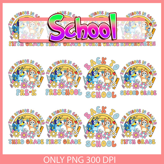 This episode is called blue and bingo bundle png, blue bingo png