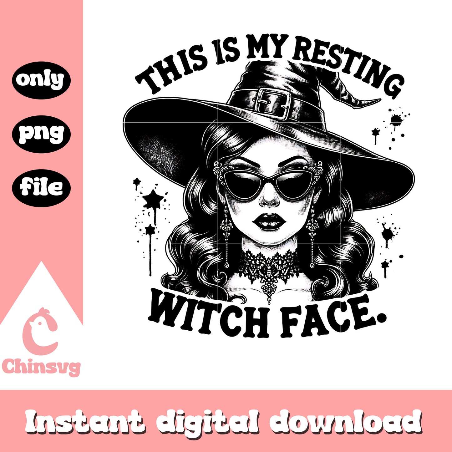 This is my resting witch face png, witch halloween png
