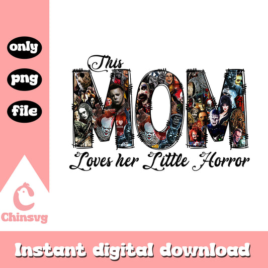This mom loves her little horror png, horror characters png