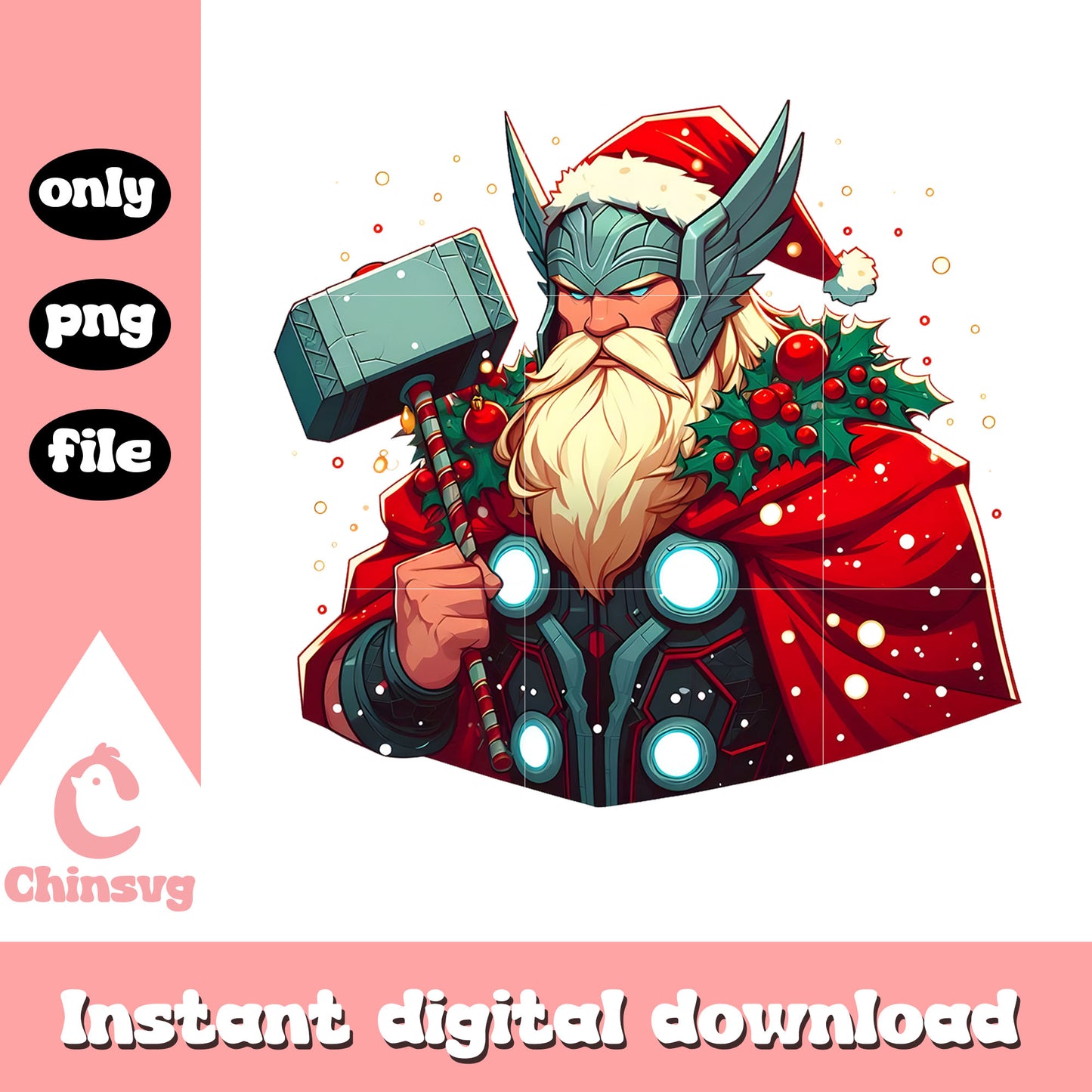 Thor avengers heros santa claus png, the avengers png