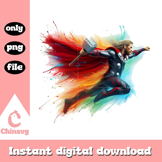 Thor superhero character desig png, avengers cast png