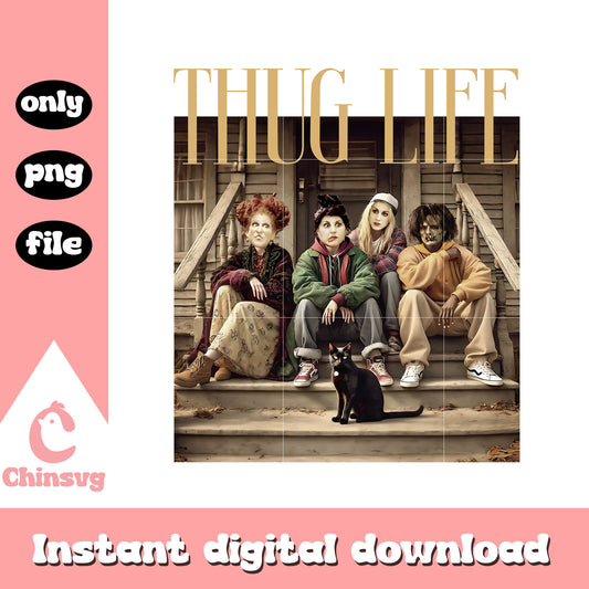 Thug life hocus pocus street style png, clipart hocus pocus png