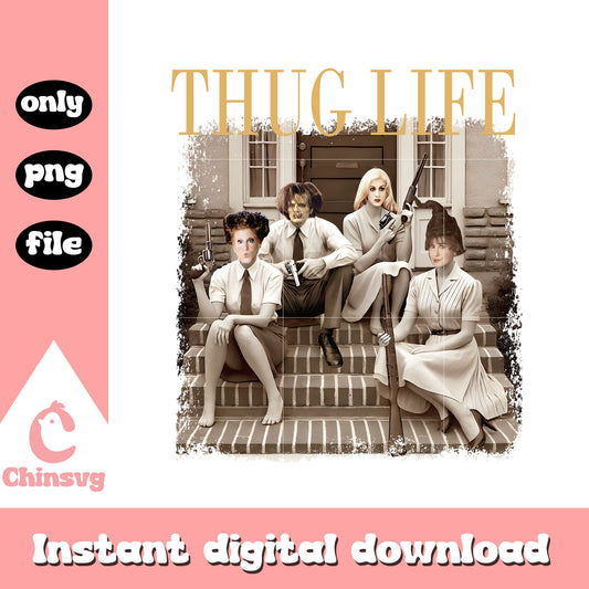 Thug life sanderson sisters art png, sanderson sisters clipart png