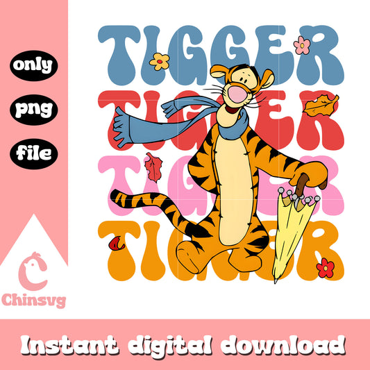Tigger winnie the pooh png, Tigger and umbrella png, tigger disney png