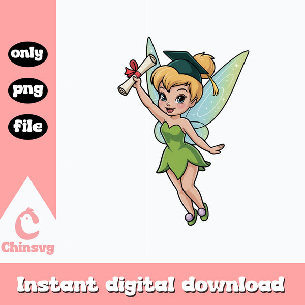 Tinker Bell Graduation PNG – Chinsvg