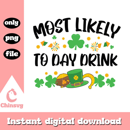 To day drink png, st patrick's day parade chicago png