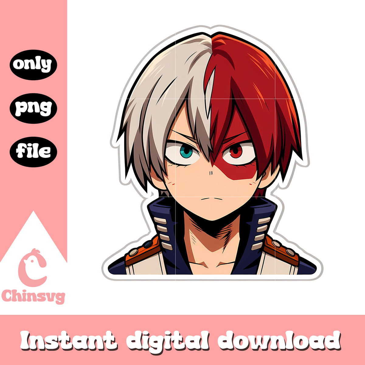 Todoroki clipping png, My Hero Academia png, Todoroki png – Chinsvg