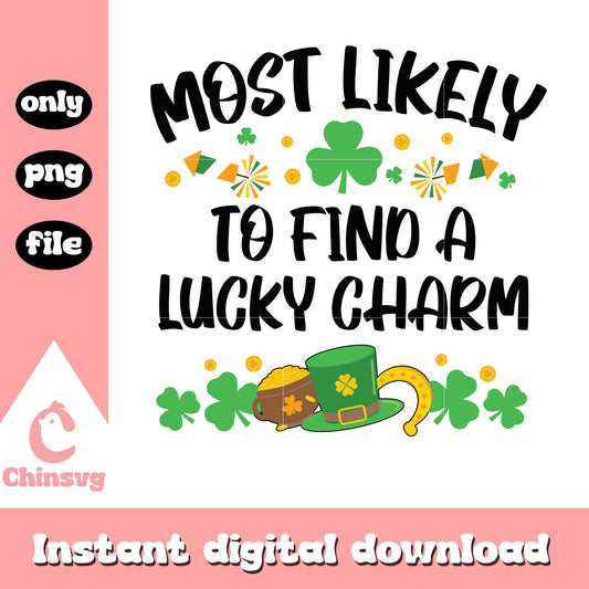 To find a lucky charm png, saint patricks day facts png
