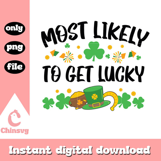 To get lucky png, st patrick's day parade chicago png