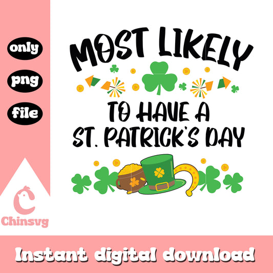 To have a st.patrick day png, st patrick's day parade chicago png