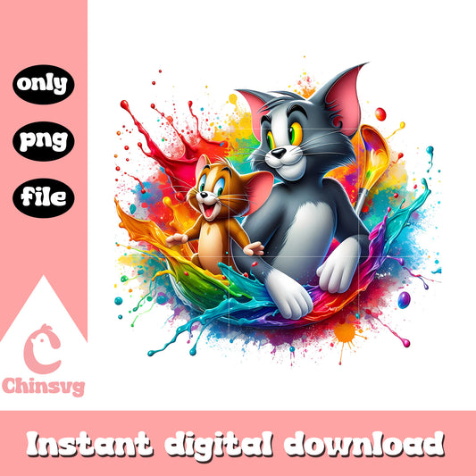 Tom and jerry character design png, cartoon characters png