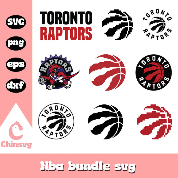 Toronto Raptors logo nba bundle svg, Toronto Raptors svg – Chinsvg