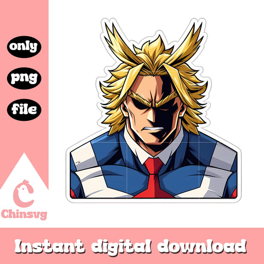 Toshinori Yagi clipping png, My Hero Academia png, Toshinori Yagi png