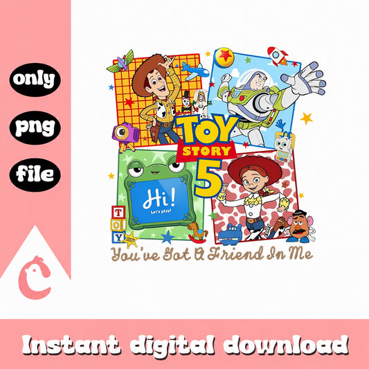 Toy Story 5 Characters PNG, Woody Buzz Lightyear, Disney PNG