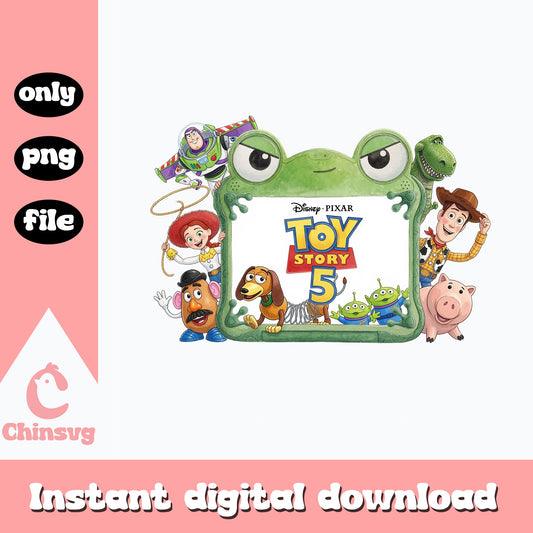 Toy Story 5 PNG, Disney Pixar Characters PNG, Woody Buzz PNG