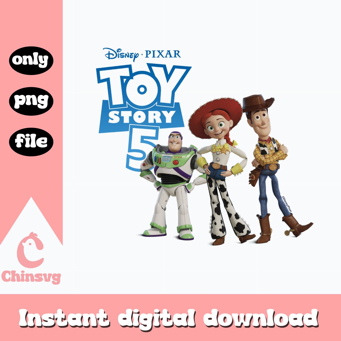 Toy Story 5 PNG, Woody Buzz Lightyear PNG, Disney Pixar PNG
