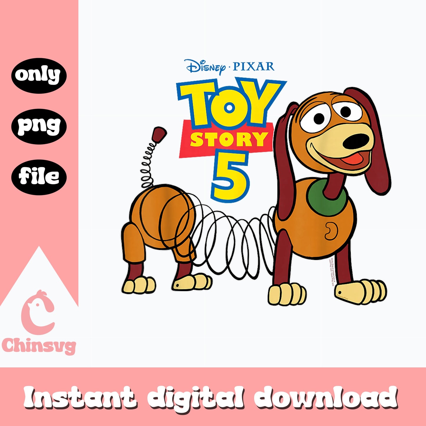 Toy Story 5 Slinky Dog PNG, Disney Pixar PNG, Toy Story PNG