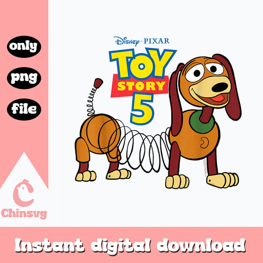Toy Story 5 Slinky Dog PNG, Disney Pixar PNG, Toy Story PNG