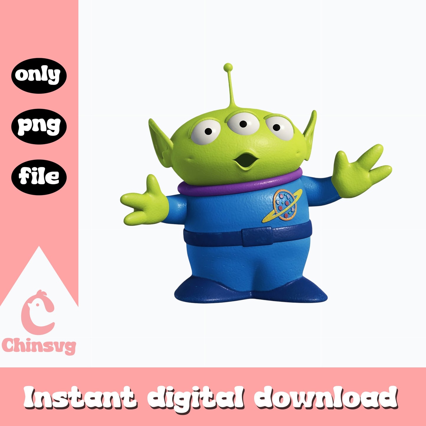 Toy Story Alien PNG, Little Green Men Clipart, Disney Pixar PNG