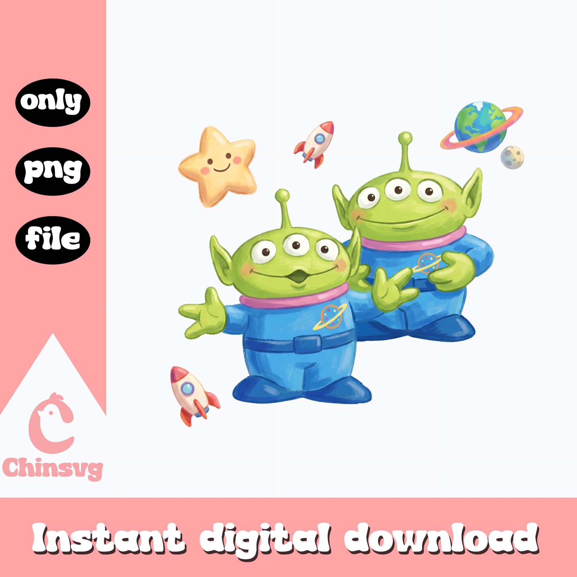 Toy Story Aliens PNG, Little Green Men Clipart, Disney PNG
