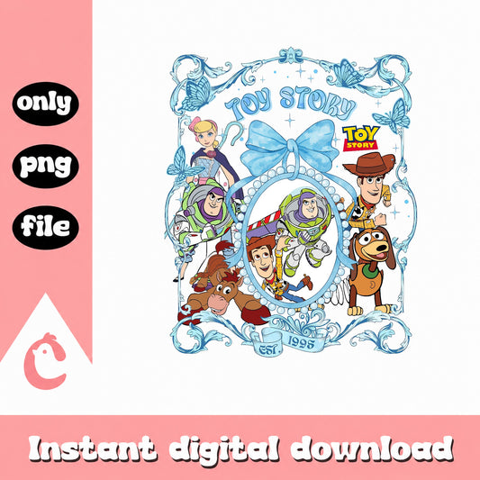 Toy Story Characters Coquette PNG, Woody Buzz Lightyear PNG, Disney PNG