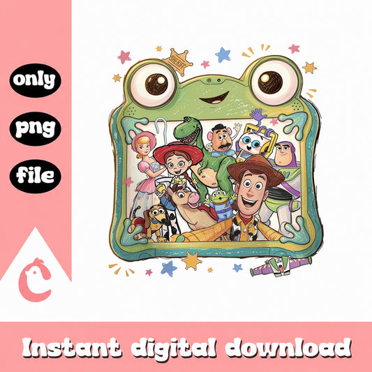 Toy Story Characters PNG Bundle, Disney Pixar Clipart, PNG File