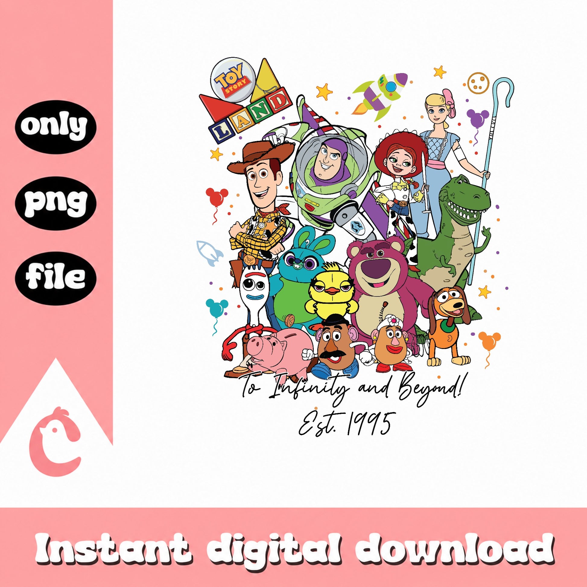 Toy Story Characters PNG, To Infinity And Beyond PNG, Disney PNG