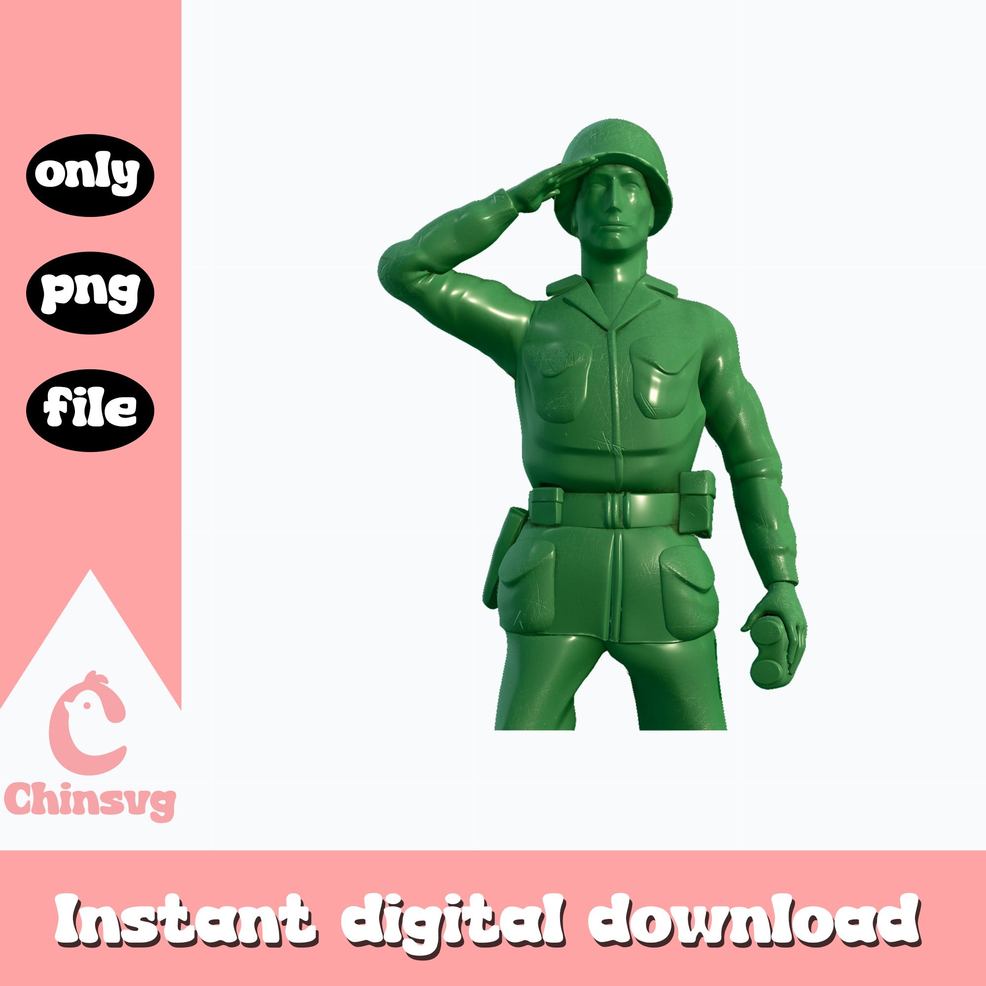 Toy Story Green Army Man PNG – Chinsvg