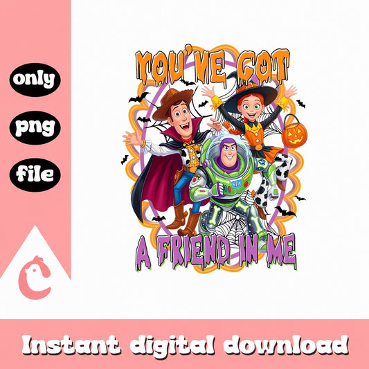 Toy Story Halloween PNG Bundle, Woody Buzz Lightyear, Halloween PNG