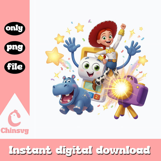 Toy Story Jessie And Friends PNG, Disney Toy Story PNG, Birthday PNG