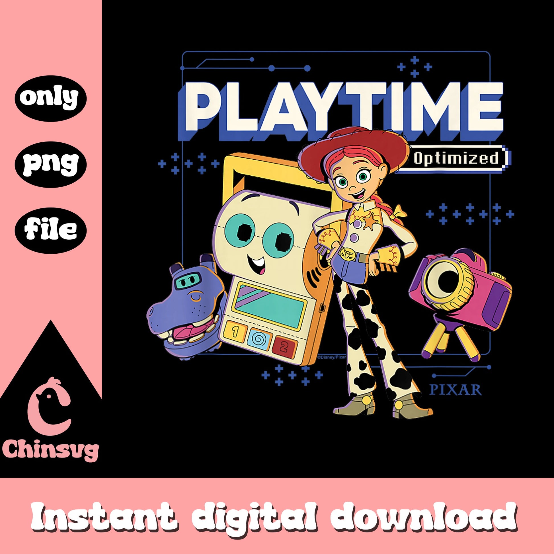 Toy Story Jessie Playtime Optimized PNG, Disney Pixar PNG, Toy Story PNG