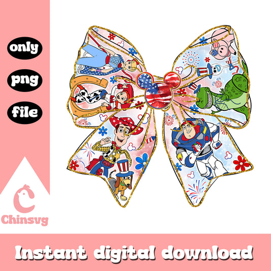 Toy story character bow png, Toy story character png, toy story png