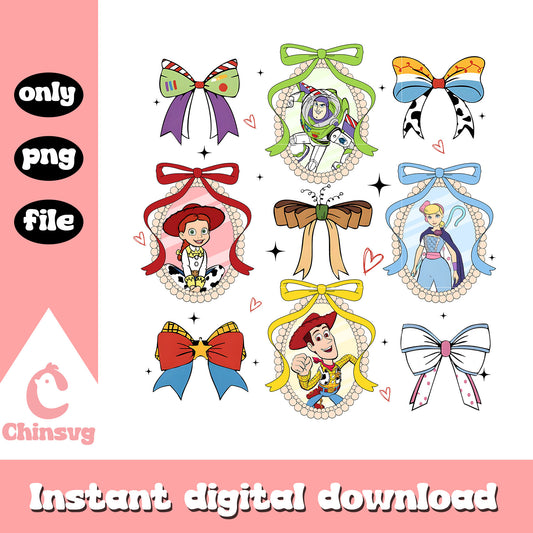 Toy story wall mirror thin bow png, Toy story mirror png