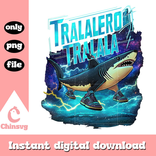 Tralalelo tralala blue design png, funny meme png, trending png