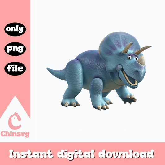 Trixie Toy Story PNG, Disney Pixar Dinosaur PNG, Triceratops PNG