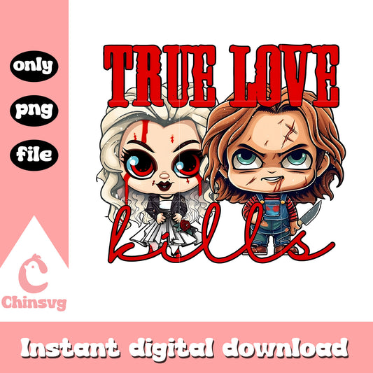 True Love Chucky and Tiffany Valentine png, true love png