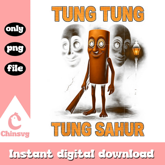 Tung tung tung sahur funny png, memes trending​ png, meme png