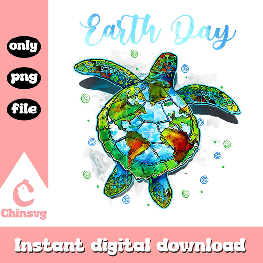 Turtle earth design png, when is earth day png, turtle png