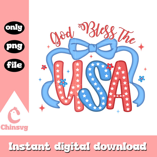 Usa god bless the thin bow png, god bless usa png, usa png