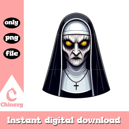 Valak portrait horror fanart png, valak horror character png