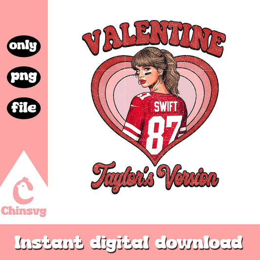 Valentine Mahome Taylor's vesion png, Taylor Swift png