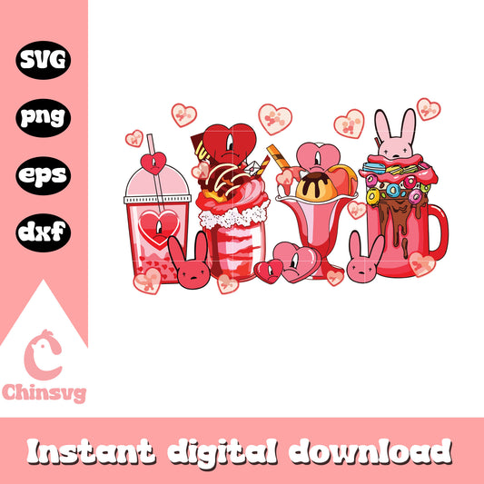 Valentine's coffee cup hand drawn design svg, coffee cup svg