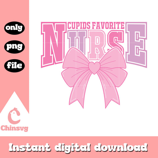 Valentine bow pink design png, valentine's hair bows png