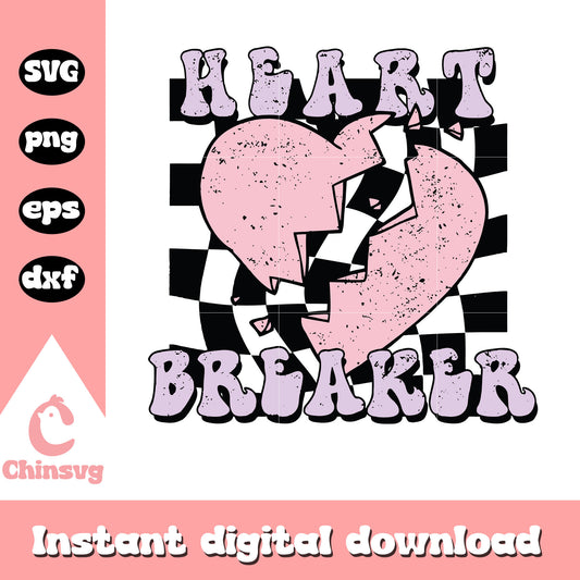 Valentine heart breaker svg, heart breaker svg, valentine svg