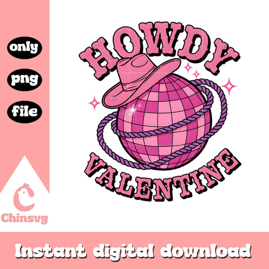 Valentine howdy ball decor png, valentines day ball​​ png