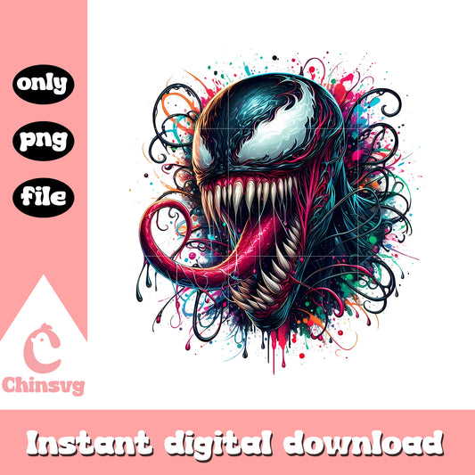 Venom movie character design png, venom films png